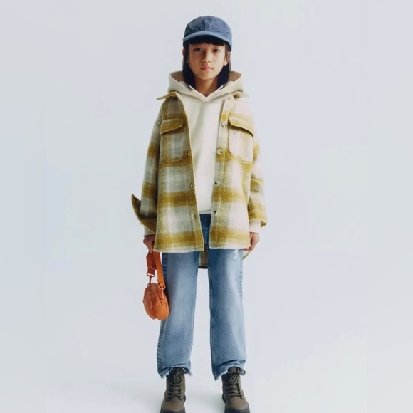 Zara Other - Zara Oversized Plaid Shacket Over Shirt Jacket. Girls 13-14 (Women S)
